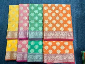 Kota check zari saree