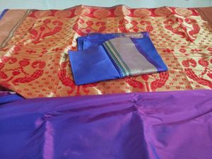 Purple Dress Material