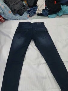 Dark Blue Denim Jeans