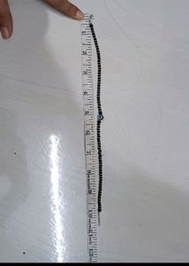 925 Pure Silver 1 Evil eye Bead Anklet (1 Piece)