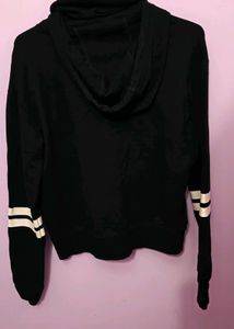 Black Hoodie with Print