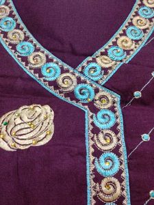 Embroidered Indian Kurti Top