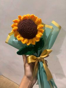 Crochet Sunflower Bouquet