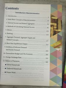 Class XII Economics Books