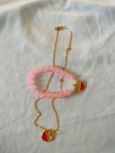 Bracelet With Golden Chain Combo