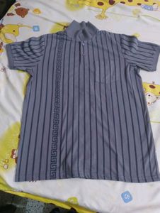 Men's Striped Polo Shirt