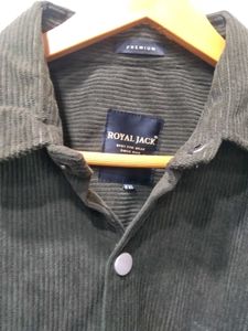 Royal Jack Corduroy Shirt - Olive Green