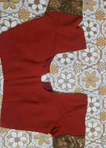 Elegant Red &amp; Gold Floral Sari