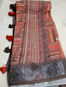 Lenin Stone Work Saree
