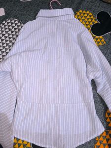 Striped Button-Down Shirt