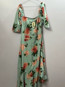 Floral Print Midi Dress