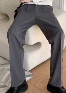 Pleated Korean pants