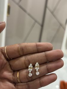high Sparkling Crystal Drop Earrings