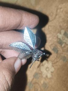 Leaf Drop Earrings with Gem Accents