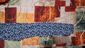Unused Printed Denim Pants