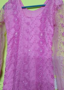 "Pink- Organza Suit"