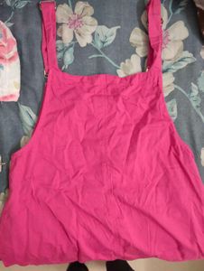 Pink Dungree Dress