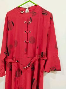 Red Kurti Top