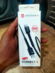 Portronics Konnect X Type-C Cable 2M