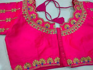 Pink Embellished Blouse