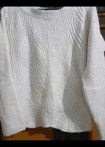 Combo Pullover Sweater And High Neck For Women