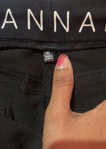 Black Embellished Pants