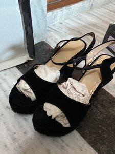 New Black Heels Branded