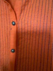 W Women’s Orange Colour Kurta (16)