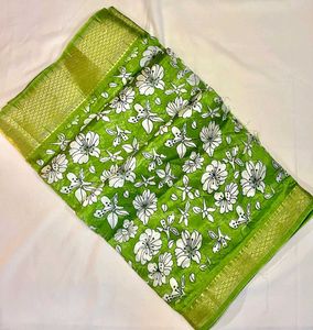 Banarasi Parcha Printed Saree