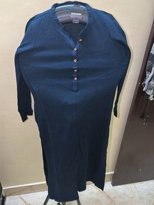 Elegant Navy Blue Kurta Dress