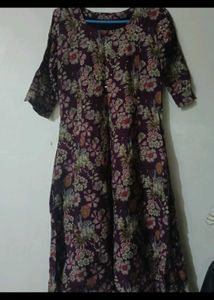Floral Print Kurta