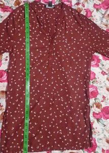Brown Long Top/ Short Kurti