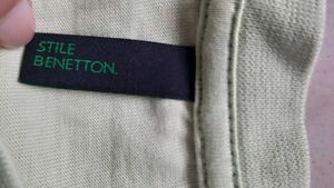 BENETTON patchwork/cutwork top women