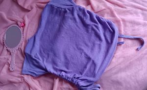 Lavender Crop Top