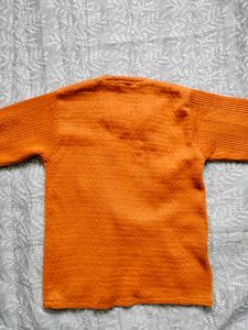Woolen Sweater Orange