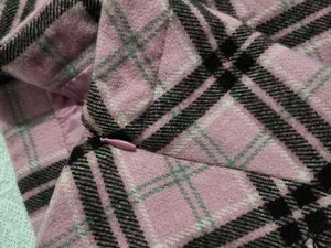 Pink Plaid Korean Mini Skirt