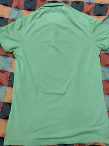 Spykar Green Polo T-Shirt