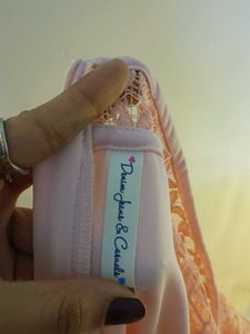 Peach/Pink Westside Midi Dress