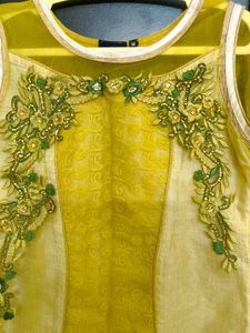 Lime Green Festive Kurta