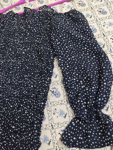 Polka Dot Smocked Mini Dress