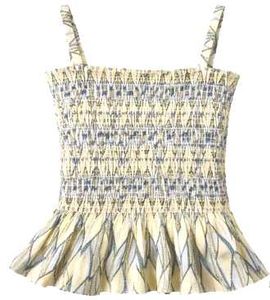 Peplum Tank Top Two-Piece Printed C