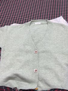 Mint Green Knit Cardigan