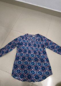 Patterned Tunic Top