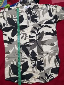 Stylish Floral Print Shirt Short Sleeve