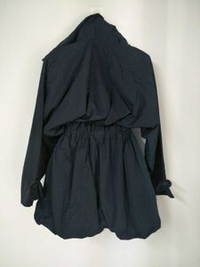 Navy Blue Hooded Jacket