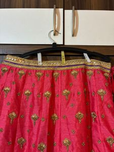 Pink &amp; Purple Lehenga Set
