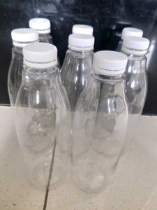 Plastic Bottles - Set of 8