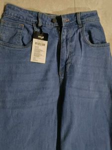 Stylii Blue Wide Leg Jeans