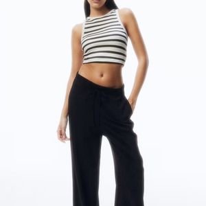Striped Cropped Tank Top