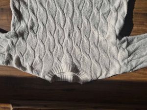 Cozy White Knit Sweater